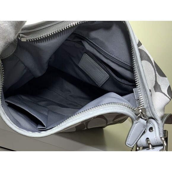 Coach Legacy Signature Crossbody Shoulder Bag Gray G1271-21149 - Picture 14 of 15